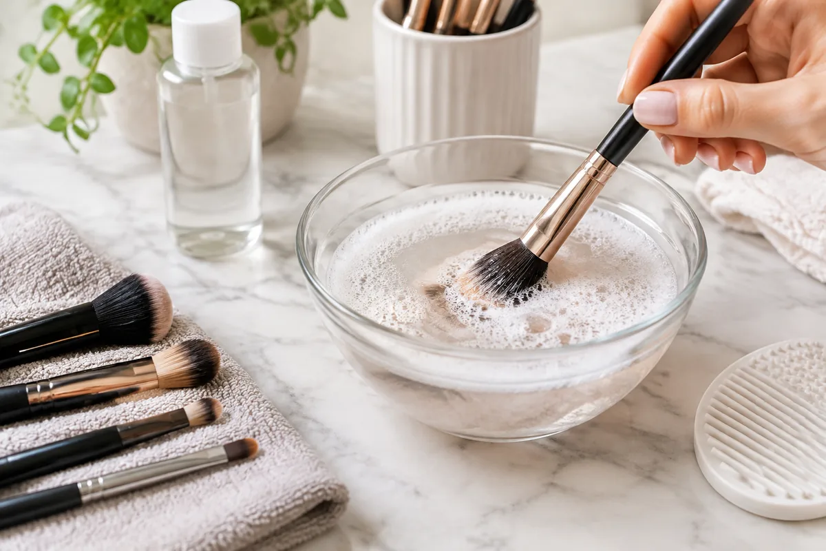 Comment nettoyer ses pinceaux de maquillage sans les abîmer ?