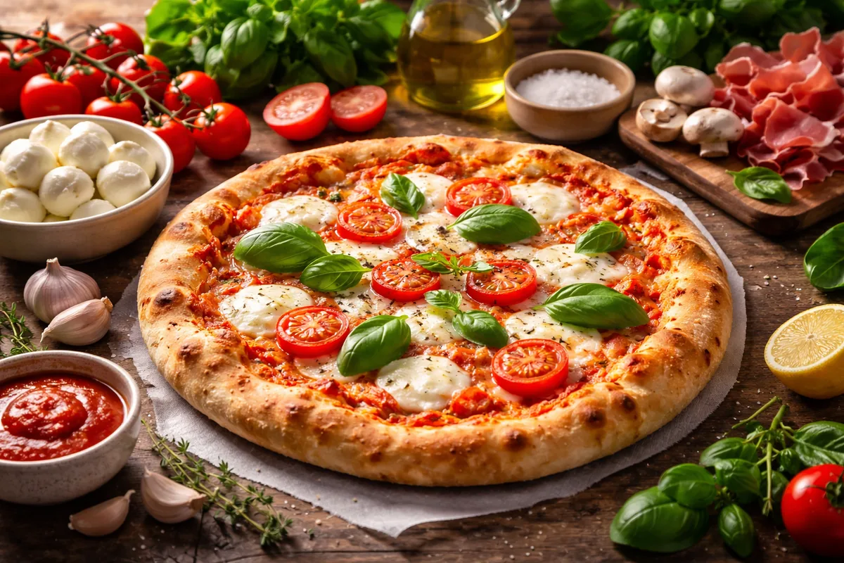 Comment faire une pizza maison en utilisant des ingrédients frais et de saison