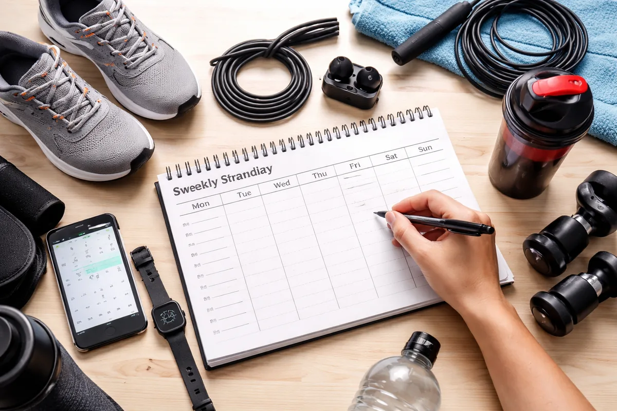Comment établir un plan d'entraînement hebdomadaire pour la performance sportive