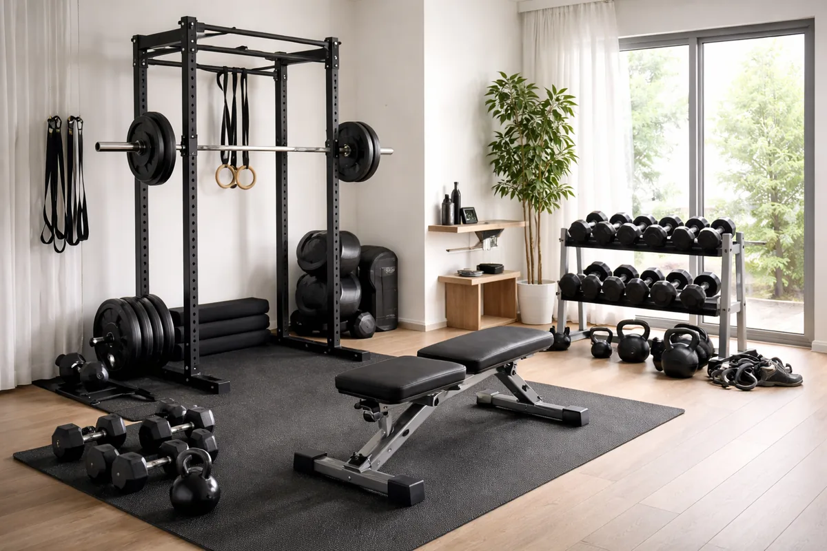 Quel matériel de musculation choisir pour un home gym dans un petit espace ?